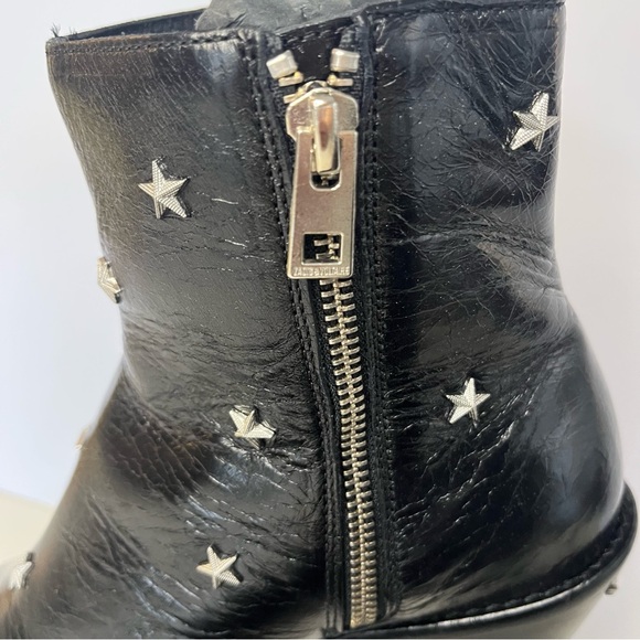 Zadig and Voltaire Tyler Star Studded Boots in Black Size 7 (38) NIB - Picture 6 of 14
